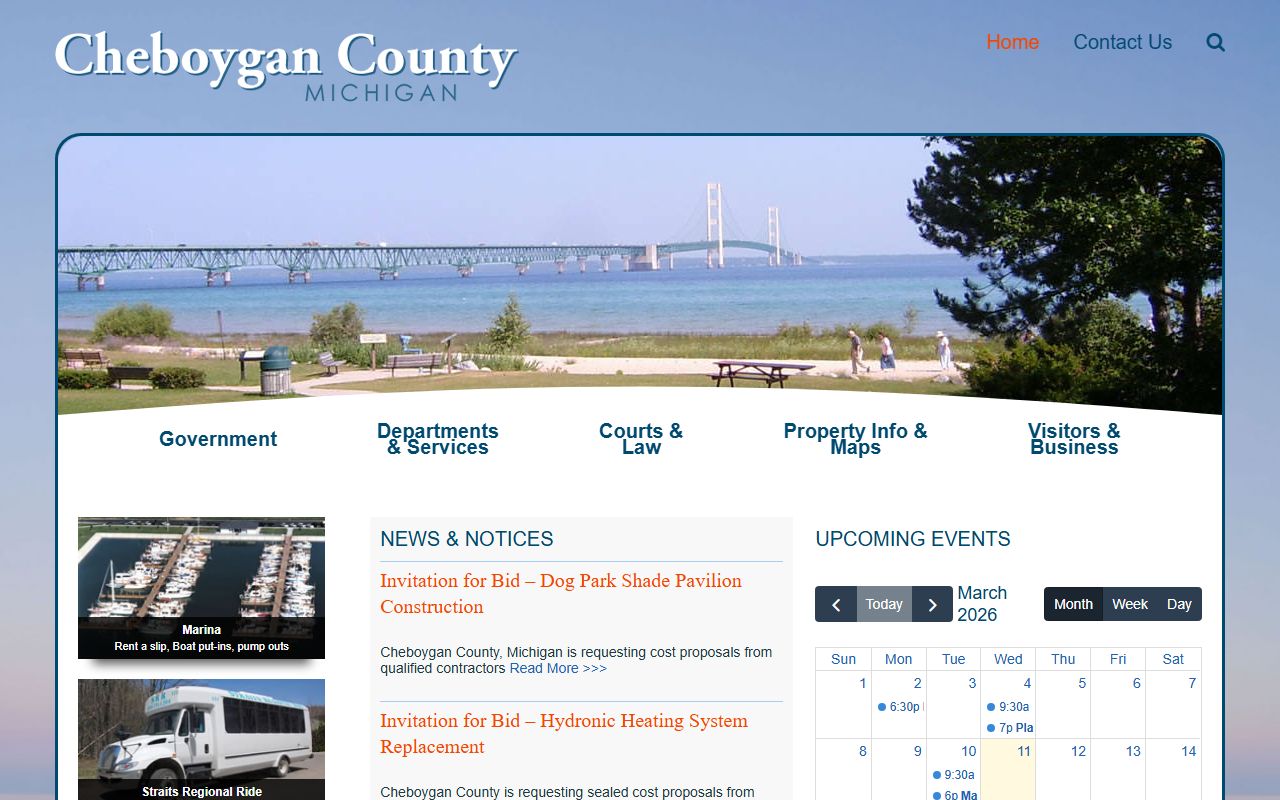 Cheboygan County Sheriff's Department law enforcement page
